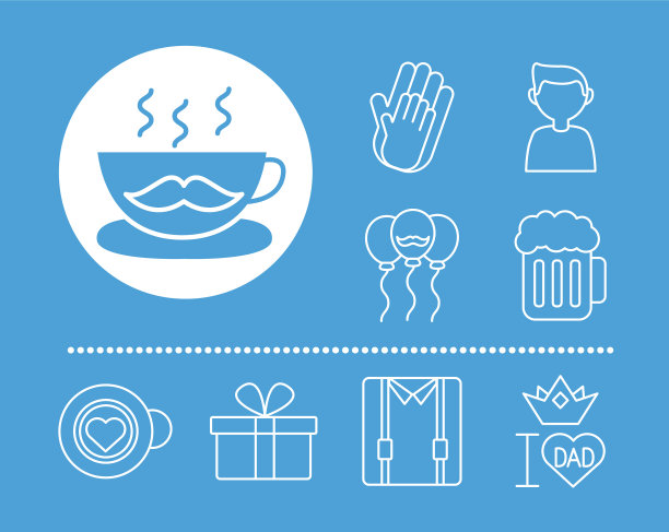 捆绑父亲节设置图标图片下载