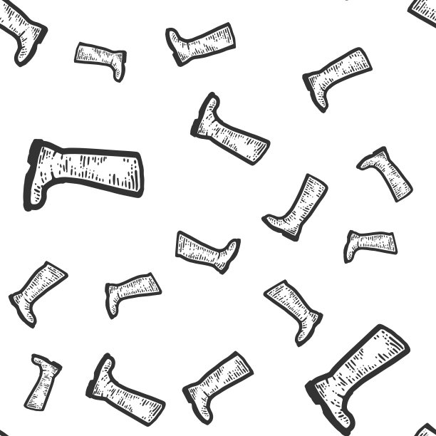 时尚和风格无缝的背景设置图片下载