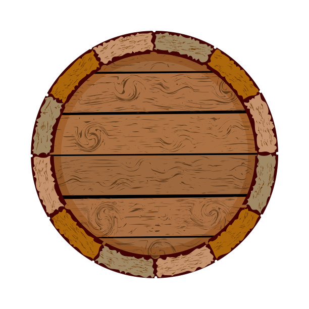 木桶孤立在白色背景上图片下载