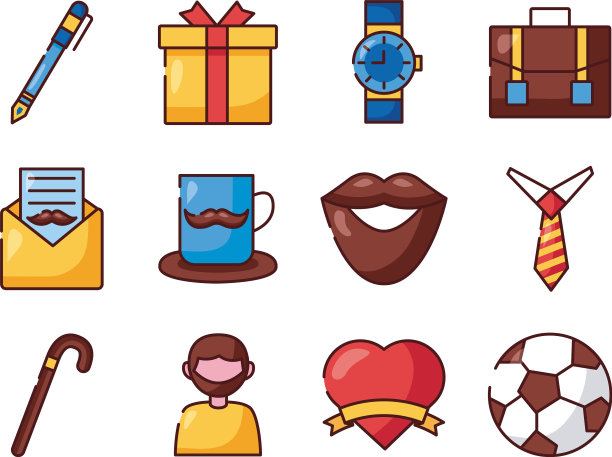 捆绑父亲节设置图标图片下载