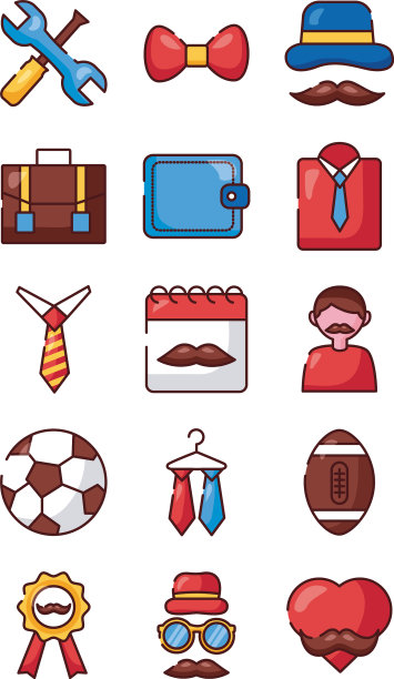 捆绑父亲节设置图标图片下载