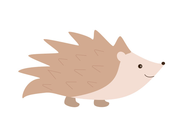 有趣的卡通刺猬上图片下载