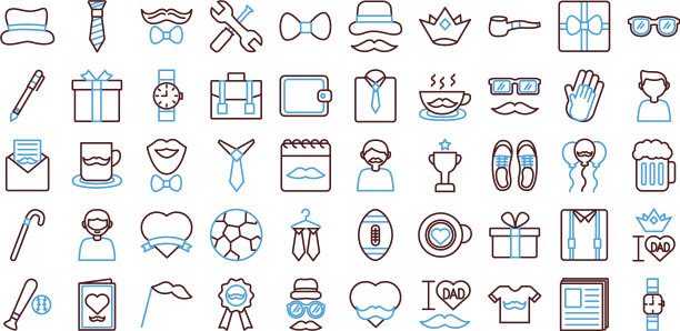 捆绑父亲节设置图标图片下载