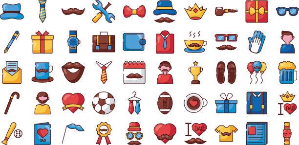 捆绑父亲节设置图标图片下载