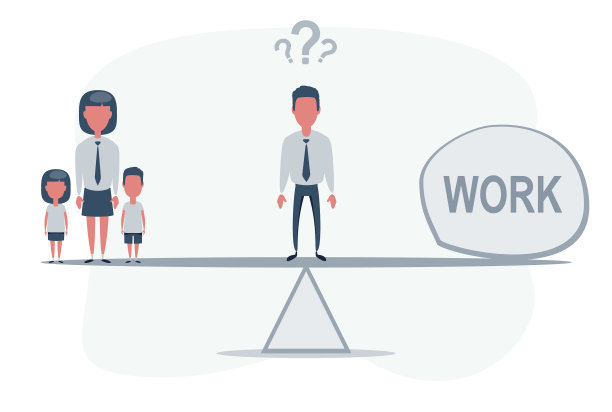 站在家庭和工作之间图片下载