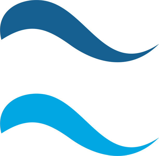 蓝色旋风标志模板设计eps 10图片下载