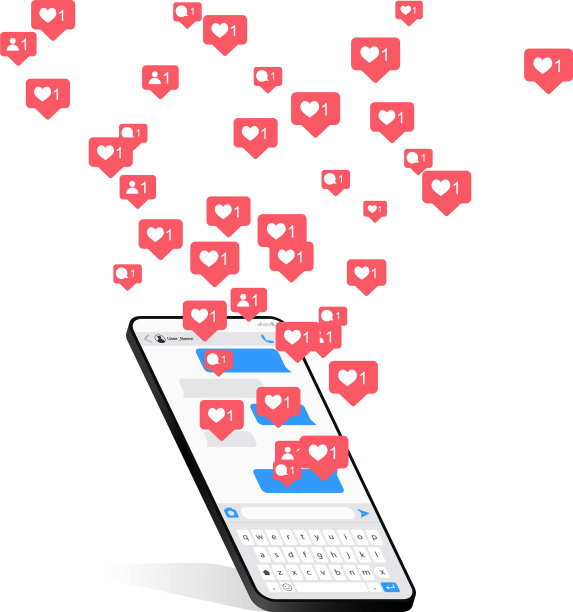 社交媒体社交网络概念图片下载