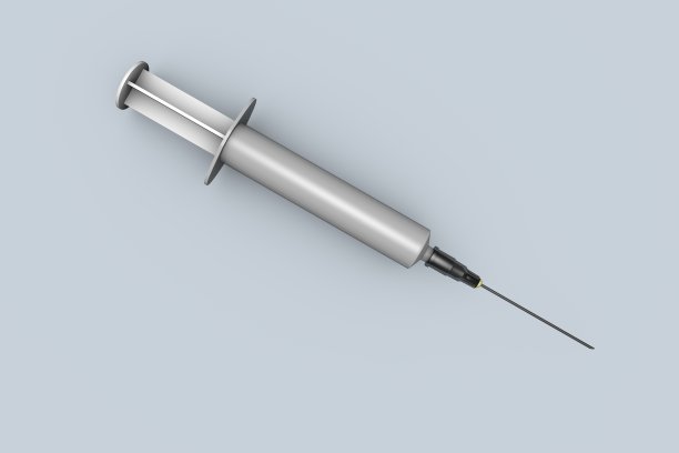 3D注射器库存照片图片下载