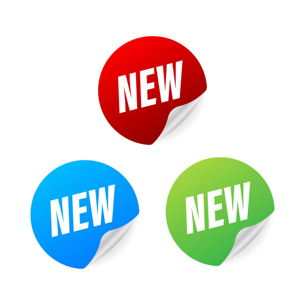 新的销售旗帜徽章贴纸收集丝带图片下载