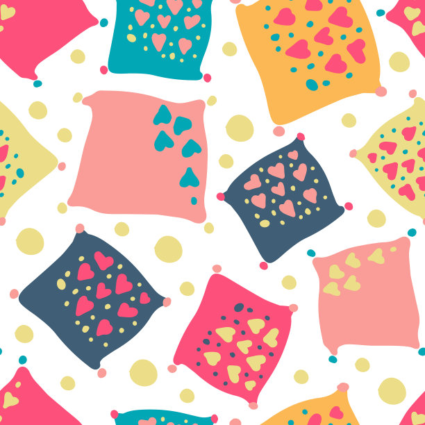 无缝彩色图案与抽象图片下载