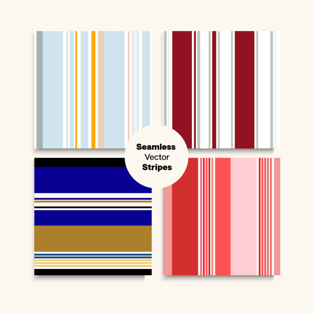 水手条纹无缝图案套装业务图片下载