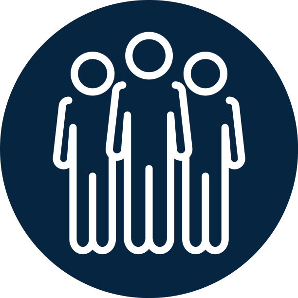 象形文字人站立，图标行块式图片下载