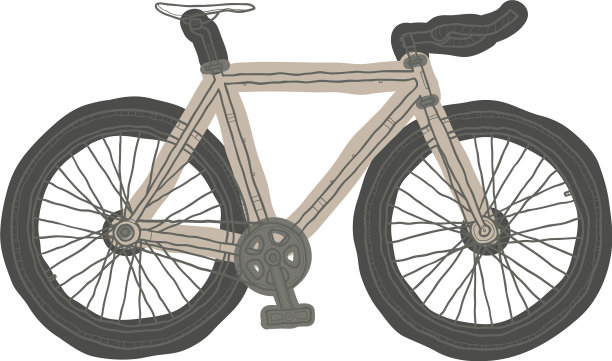 单速固定齿轮自行车图片下载