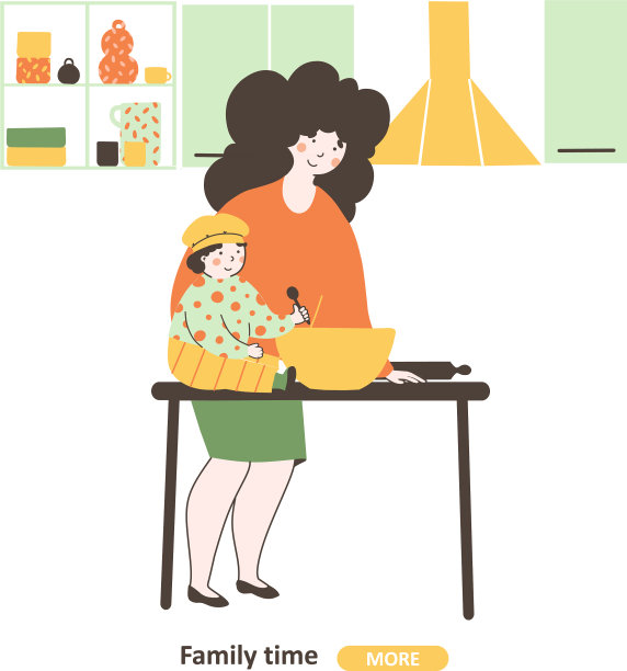 一起烹饪bamom平面设计图片下载