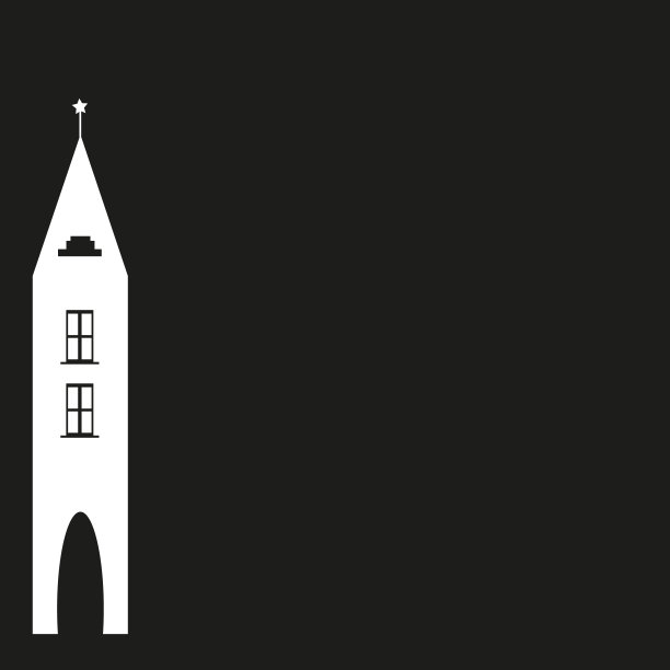 孤立的白宫建筑和塔轮廓在黑色的背景。白色轮廓矢量图。体系结构的概念。概念设计。矢量图标。图片下载