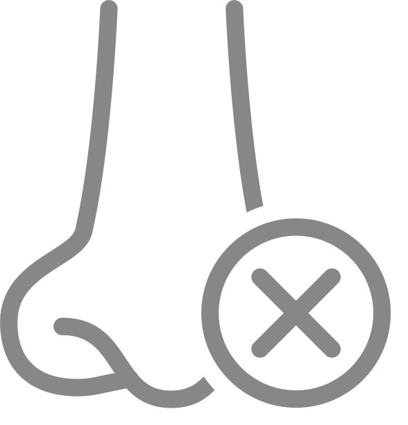 人鼻部有十字线标志的病症图片下载