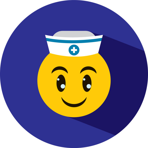 冠状病毒概念护士表情符号图片下载