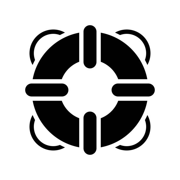 暑假相关的游泳管为水与圆形风格矢量在实体设计，图片下载