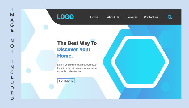 房地产企业蓝网登陆页面或首页图片下载