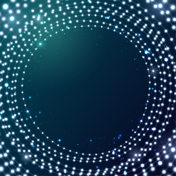 光圣诞花环图片下载