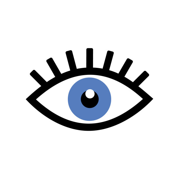 眼睛矢量图标图片下载