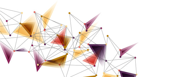 线点连接三角技术图片下载