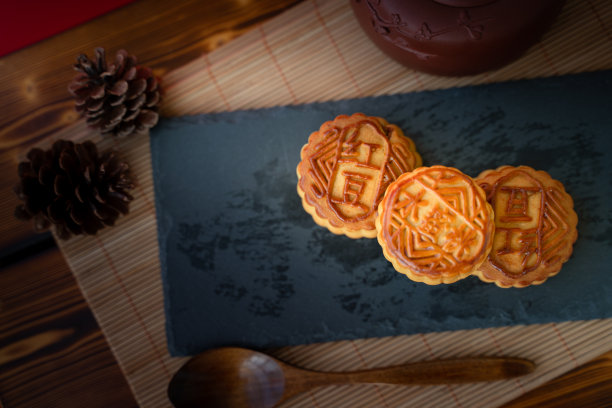 中国传统节日中秋月饼图片下载