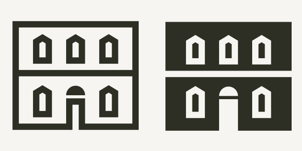 最小的历史建筑立面轮廓和图片下载