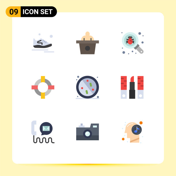 第九组单色标志和符号图片下载