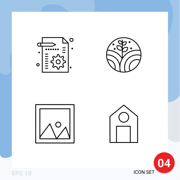 第四组填充线和平色标志图片下载