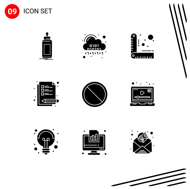 组9现代固体符号设置取消图片下载