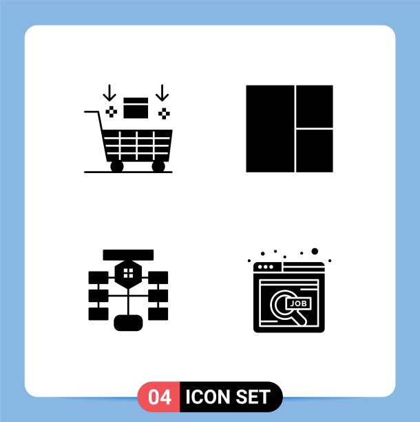 包创造性的固体字形ai图表图片下载