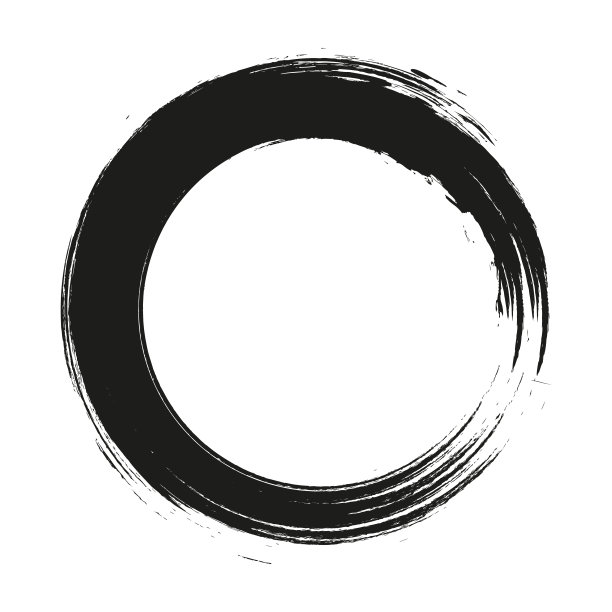 矢量笔刷在白色背景上画圆圈。墨汁手绘画画笔圈。标志、标签设计元素矢量插图。黑色抽象垃圾圆圈。框架。图片下载