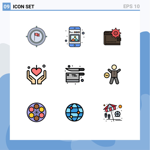 为手设置9填充线平面颜色图片下载