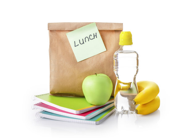 健康的学校午餐。午餐时间图片下载