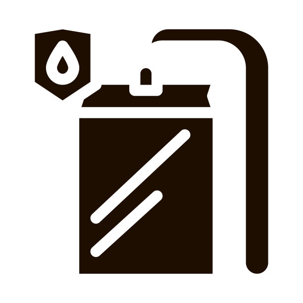 防水材料的东西覆盖矢量线图标图片下载