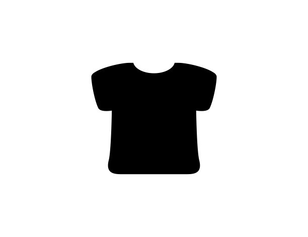 t恤图标。孤立的t恤符号-向量图片下载