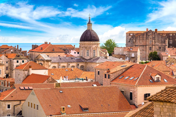 老城杜布罗夫尼克，克罗地亚图片下载