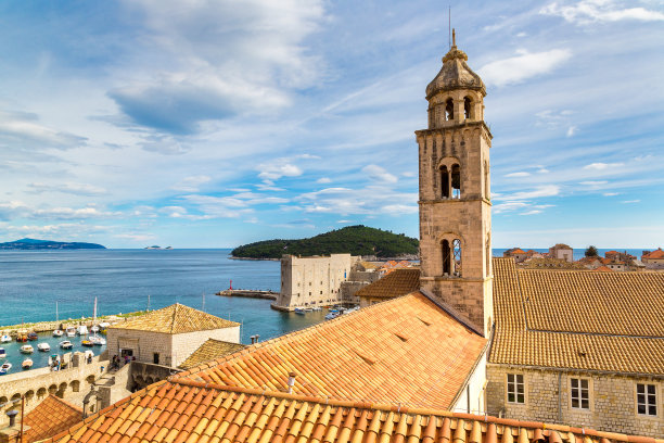 老城杜布罗夫尼克，克罗地亚图片下载