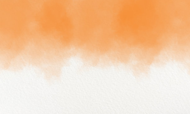 橘色的水彩背景图片下载