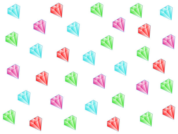 背景设计与不同颜色的钻石图片下载