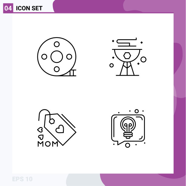 4 .用户界面线装现代标识和图片下载