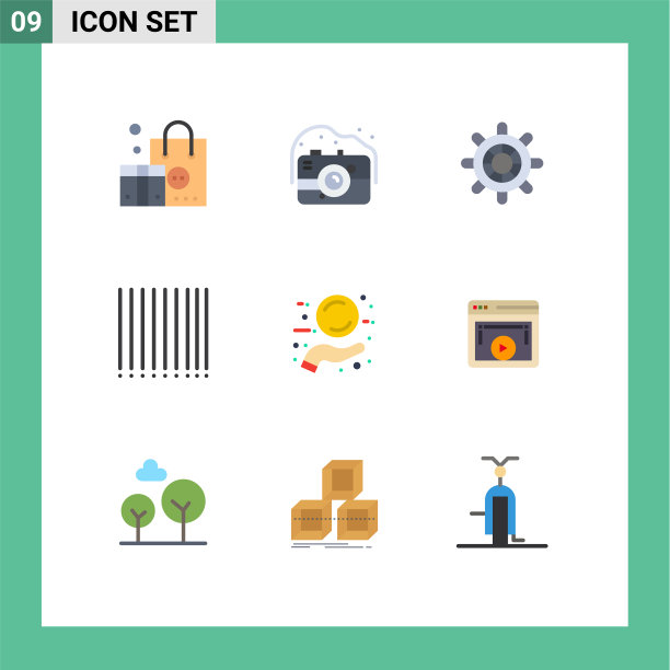 设置9平面颜色的网格页面销售船图片下载