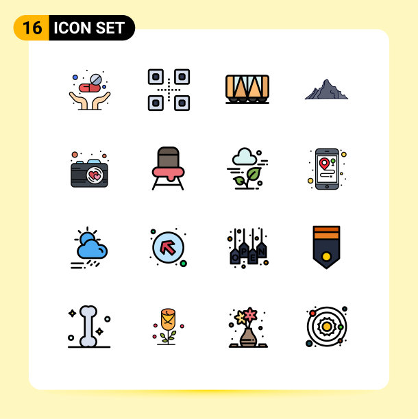 16 .用户界面平色填充线包图片下载