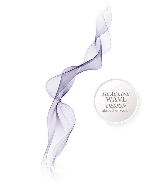 抽象背景蓝色透明波浪图片下载