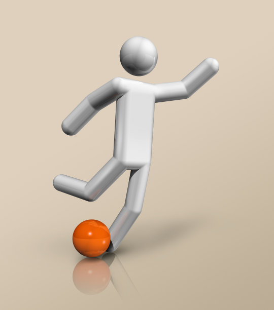 足球，足球3D图标，奥林匹克运动图片下载