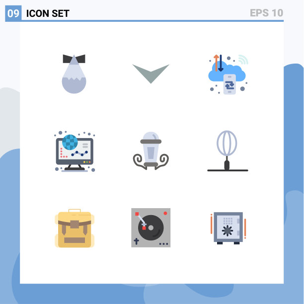 打包9个有创意的单色夜间购物图片下载