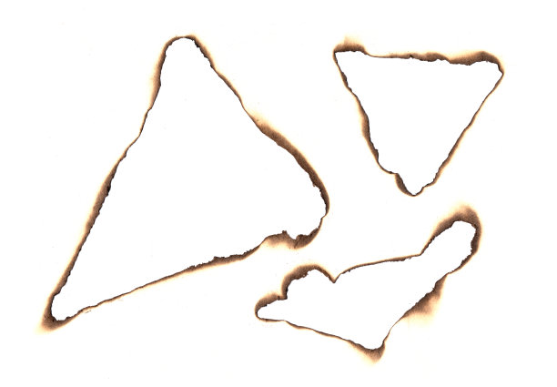 不同形式的烧纸边缘图片下载