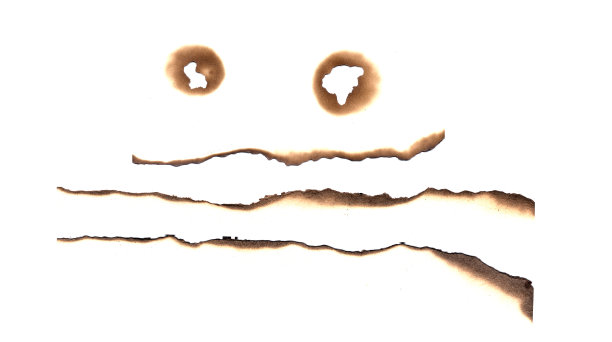 不同形式的烧纸边缘图片下载