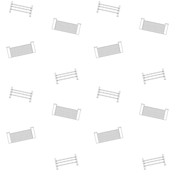 矢量无缝模式黑线显示跳跃障碍图片下载